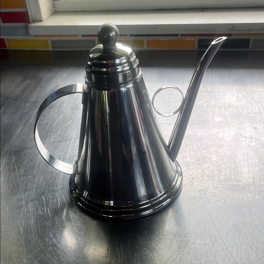 Vintage INOX 18/10 Stainless Steel Kettle Made in Italy